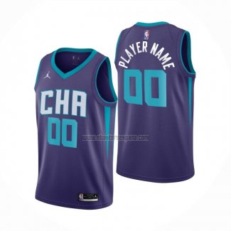 Camiseta Charlotte Hornets Personalizada Statement 2019-20 Violeta