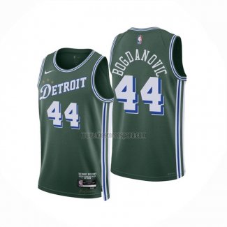 Camiseta Detroit Pistons Bojan Bogdanovic NO 44 Ciudad 2022-23 Verde