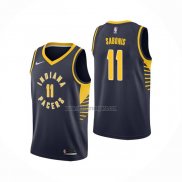 Camiseta Indiana Pacers Domantas Sabonis NO 11 Icon Azul