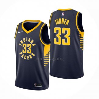 Camiseta Indiana Pacers Myles Turner NO 33 Icon Azul