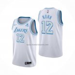 Camiseta Los Angeles Lakers Kendrick Nunn NO 12 Ciudad 2021-22 Blanco