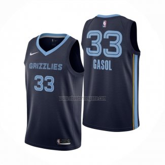 Camiseta Memphis Grizzlies Marc Gasol NO 33 Icon Azul