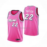 Camiseta Miami Heat Jimmy Butler NO 22 Earned 2019 Rosa