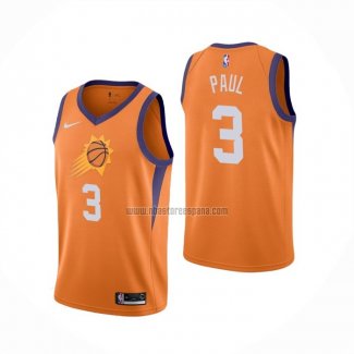 Camiseta Phoenix Suns Chris Paul NO 3 Statement 2020-21 Naranja