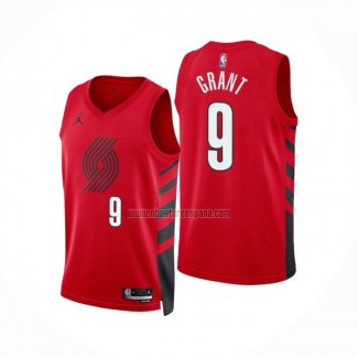 Camiseta Portland Trail Blazers Jerami Grant NO 9 Statement 2022-23 Rojo