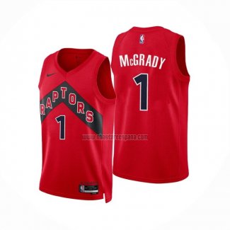 Camiseta Toronto Raptors Tracy Mcgrady NO 1 Icon 2022-23 Rojo