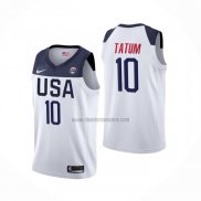 Camiseta USA Jayson Tatum 2019 FIBA Basketball World Cup Blanco