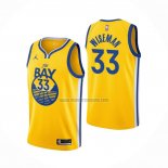 Camiseta Golden State Warriors James Wiseman NO 33 Statement 2020 Amarillo