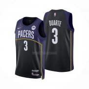 Camiseta Indiana Pacers Chris Duarte NO 3 Ciudad 2022-23 Azul