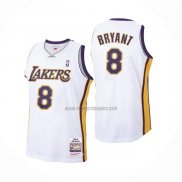 Camiseta Los Angeles Lakers Kobe Bryant NO 8 Mitchell & Ness 2003-04 Blanco