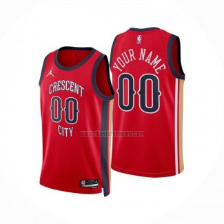 Camiseta New Orleans Pelicans Personalizada Statement 2023-24 Rojo