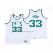 Camiseta Nino Boston Celtics Larry Bird NO 33 Hardwood Classics Throwback Blanco