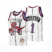 Camiseta Nino Toronto Raptors Tracy Mcgrady NO 1 Mitchell & Ness 1998-99 Blanco