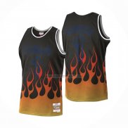 Camiseta Orlando Magic Penny Hardaway Flames Negro