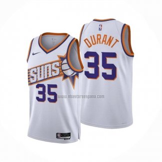 Camiseta Phoenix Suns Kevin Durant NO 35 Association 2023-24 Blanco