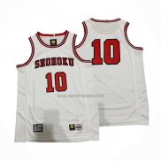 Camiseta Shohoku Sakuragi NO 10 Blanco