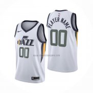 Camiseta Utah Jazz Personalizada Association Blanco