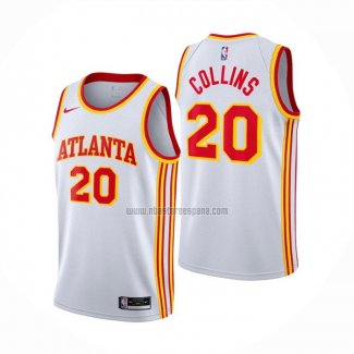 Camiseta Atlanta Hawks John Collins NO 20 Association 2020-21 Blanco