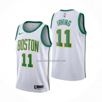 Camiseta Boston Celtics Kyrie Irving NO 11 Ciudad Blanco