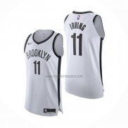 Camiseta Brooklyn Nets Kyrie Irving NO 11 Association Autentico Blanco