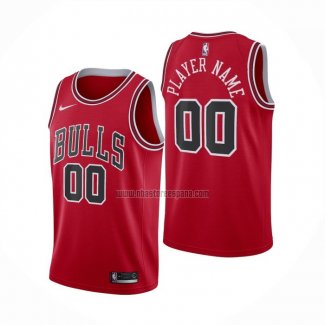 Camiseta Chicago Bulls Personalizada Icon Rojo