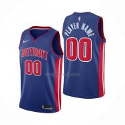 Camiseta Detroit Pistons Personalizada Icon Azul