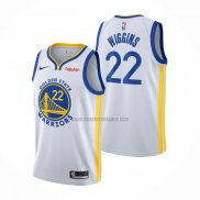 Camiseta Golden State Warriors Andrew Wiggins NO 22 Association Blanco