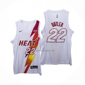 Camiseta Miami Heat Jimmy Butler NO 22 Fashion Royalty Blanco