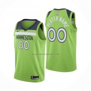 Camiseta Minnesota Timberwolves Personalizada Statement Verde