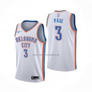 Camiseta Oklahoma City Thunder Chris Paul NO 3 Association Blanco