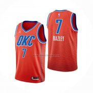 Camiseta Oklahoma City Thunder Darius Bazley NO 7 Statement 2021 Naranja