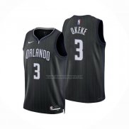 Camiseta Orlando Magic Chuma Okeke NO 3 Ciudad 2022-23 Negro