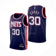 Camiseta Brooklyn Nets Seth Curry NO 30 Ciudad 2021-22 Azul