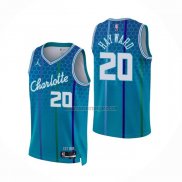 Camiseta Charlotte Hornets Gordon Hayward NO 20 Ciudad 2021-22 Azul