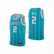 Camiseta Charlotte Hornets LaMelo Ball NO 2 Icon 2020-21 Verde