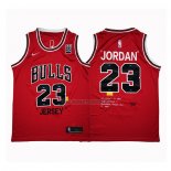 Camiseta Chicago Bulls Michael Jordan NO 23 Retro Rojo