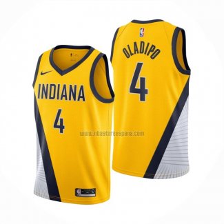 Camiseta Indiana Pacers Victor Oladipo NO 4 Statement 2019-20 Amarillo