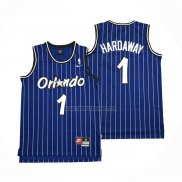 Camiseta Orlando Magic Anfernee Hardaway NO 1 Retro Azul