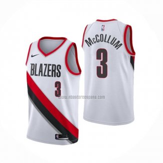 Camiseta Portland Trail Blazers C.j. McCollum NO 3 Association 2020-21 Blanco