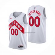 Camiseta Toronto Raptors Personalizada Association 2020-21 Blanco