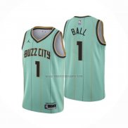 Camiseta Charlotte Hornets LaMelo Ball NO 1 Ciudad Verde