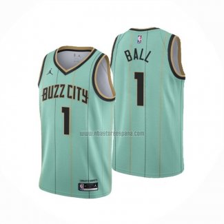 Camiseta Charlotte Hornets LaMelo Ball NO 1 Ciudad Verde