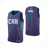 Camiseta Charlotte Hornets Malik Monk NO 21Statement Edition Violeta