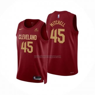 Camiseta Cleveland Cavaliers Donovan Mitchell NO 45 Icon 2022-23 Rojo