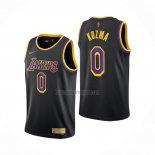 Camiseta Los Angeles Lakers Kyle Kuzma NO 0 Earned 2020-21 Negro