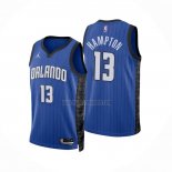 Camiseta Orlando Magic R.J. Hampton NO 13 Statement 2022-23 Azul