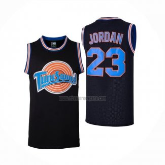 Camiseta Tune Squad Michael Jordan NO 23 Negro