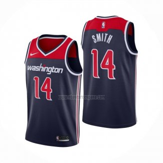 Camiseta Washington Wizards Ish Smith NO 14 Statement Azul