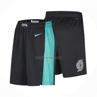 Pantalone Portland Trail Blazers Ciudad 2022-23 Negro