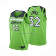 Camiseta Minnesota Timberwolves Karl-Anthony Towns NO 32 Statement 2020-21 Verde